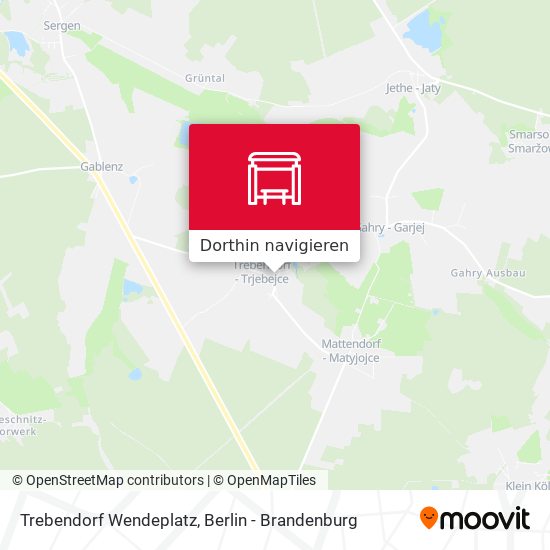 Trebendorf Wendeplatz Karte