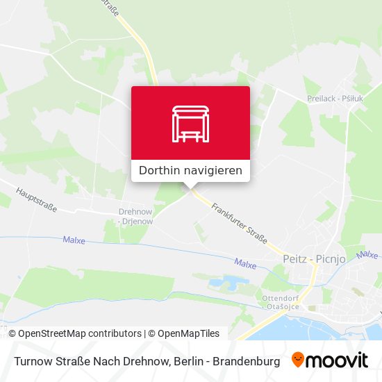Turnow Straße Nach Drehnow Karte
