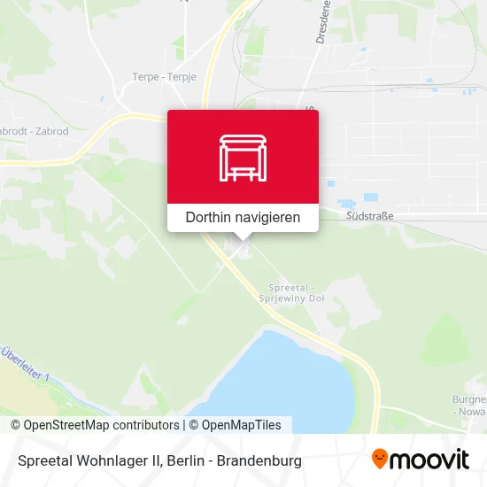 Spreetal Wohnlager II Karte