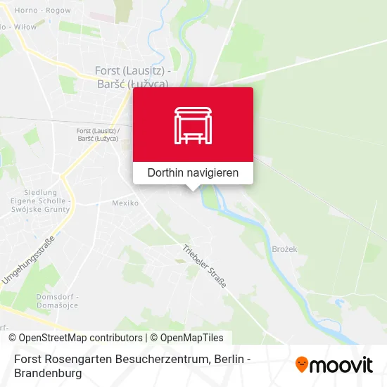 Forst Rosengarten Besucherzentrum Karte