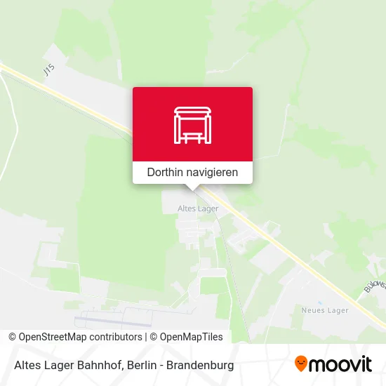 Altes Lager Bahnhof Karte