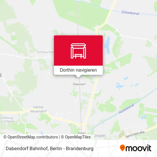 Dabendorf Bahnhof Karte