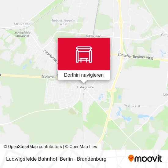 Ludwigsfelde Bahnhof Karte