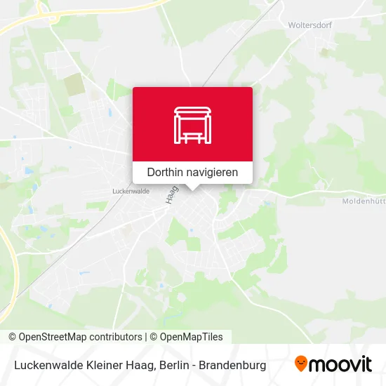 Luckenwalde Kleiner Haag Karte