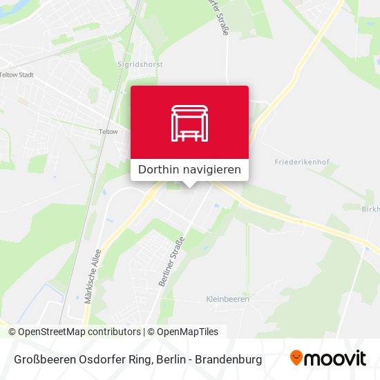 Großbeeren Osdorfer Ring Karte