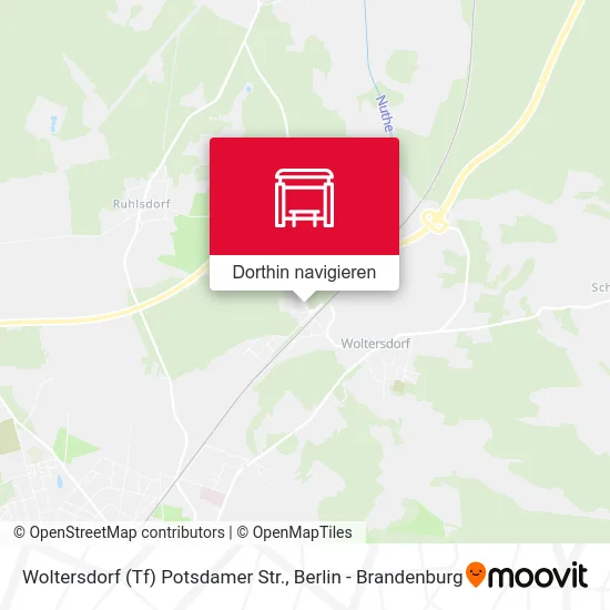 Woltersdorf (Tf) Potsdamer Str. Karte