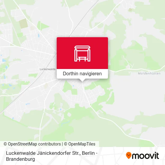 Luckenwalde Jänickendorfer Str. Karte