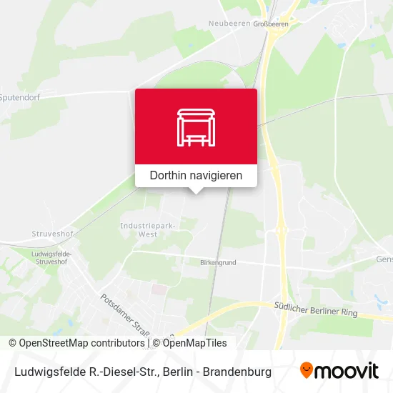 Ludwigsfelde R.-Diesel-Str. Karte