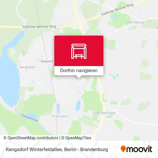 Rangsdorf Winterfeldallee Karte