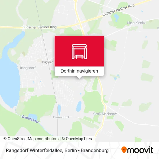 Rangsdorf Winterfeldallee Karte