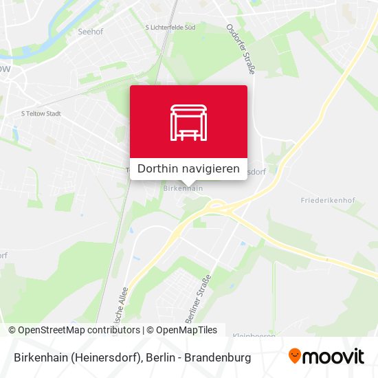 Birkenhain (Heinersdorf) Karte