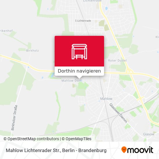 Mahlow Lichtenrader Str. Karte