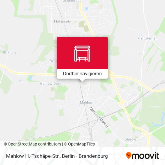 Mahlow H.-Tschäpe-Str. Karte