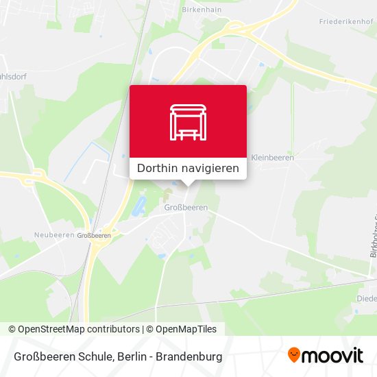 Großbeeren Schule Karte