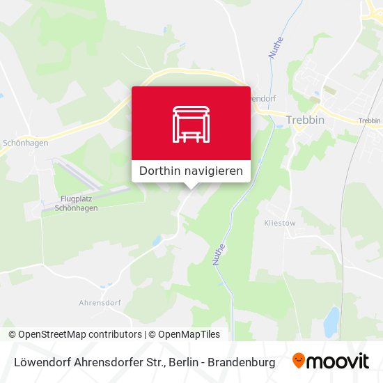 Löwendorf Ahrensdorfer Str. Karte