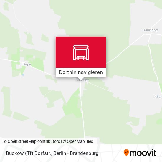 Buckow (Tf) Dorfstr. Karte