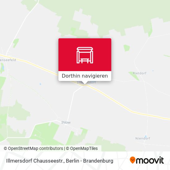 Illmersdorf Chausseestr. Karte