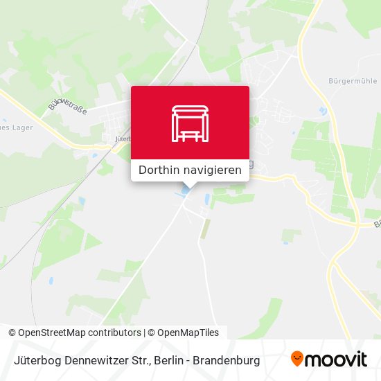 Jüterbog Dennewitzer Str. Karte