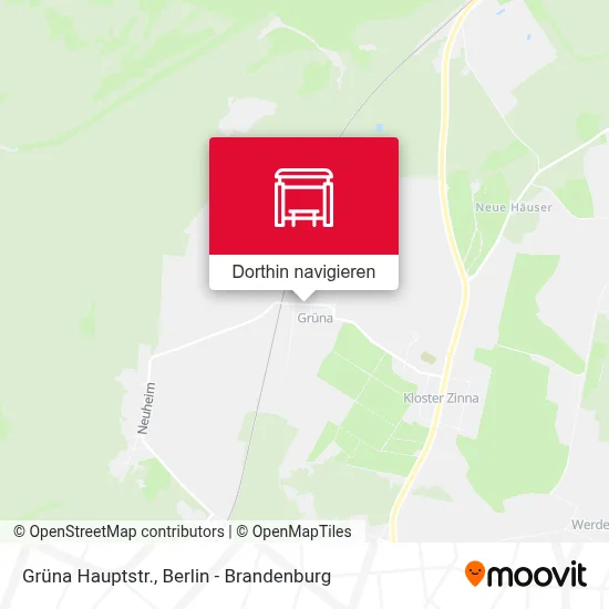 Grüna Hauptstr. Karte