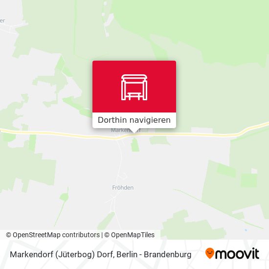 Markendorf (Jüterbog) Dorf Karte
