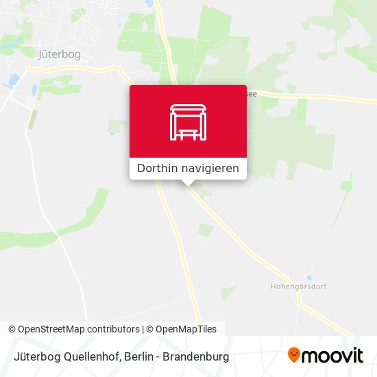 Jüterbog Quellenhof Karte