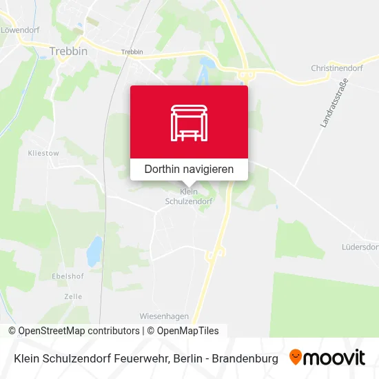 Klein Schulzendorf Feuerwehr Karte