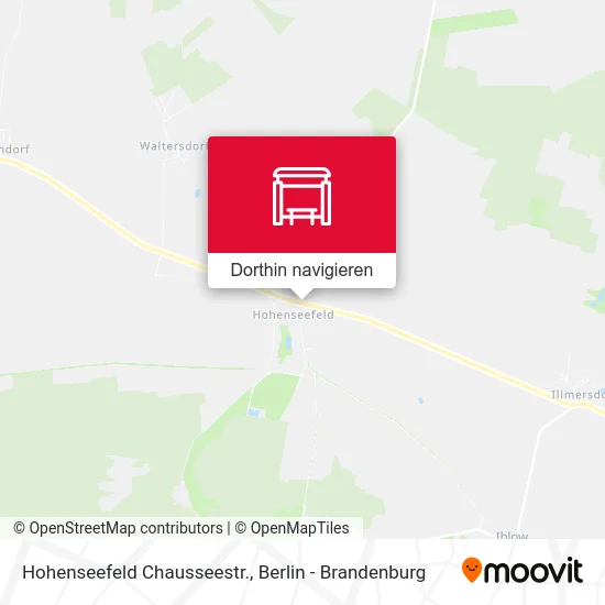 Hohenseefeld Chausseestr. Karte