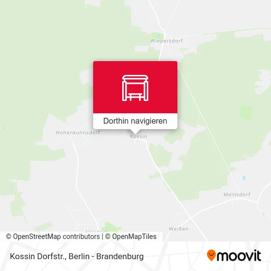 Kossin Dorfstr. Karte
