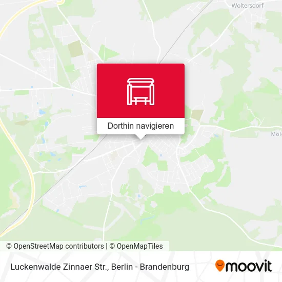 Luckenwalde Zinnaer Str. Karte