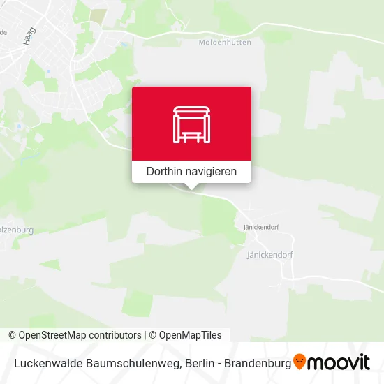 Luckenwalde Baumschulenweg Karte