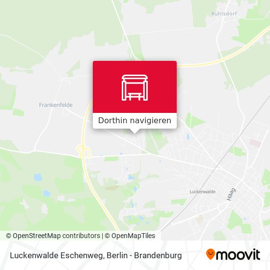 Luckenwalde Eschenweg Karte