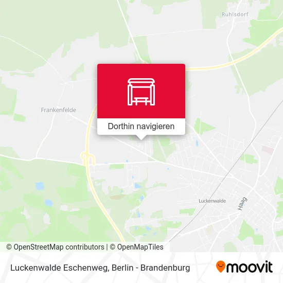 Luckenwalde Eschenweg Karte