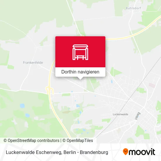 Luckenwalde Eschenweg Karte