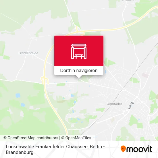 Luckenwalde Frankenfelder Chaussee Karte