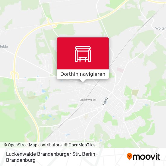 Luckenwalde Brandenburger Str. Karte