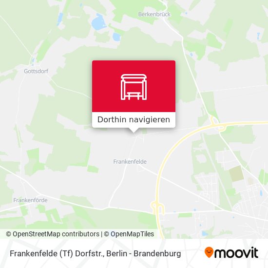 Frankenfelde (Tf) Dorfstr. Karte