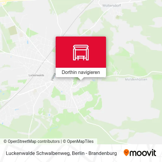 Luckenwalde Schwalbenweg Karte