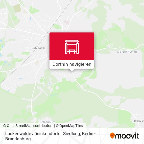 Luckenwalde Jänickendorfer Siedlung Karte