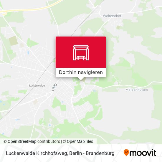 Luckenwalde Kirchhofsweg Karte