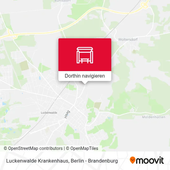 Luckenwalde Krankenhaus Karte