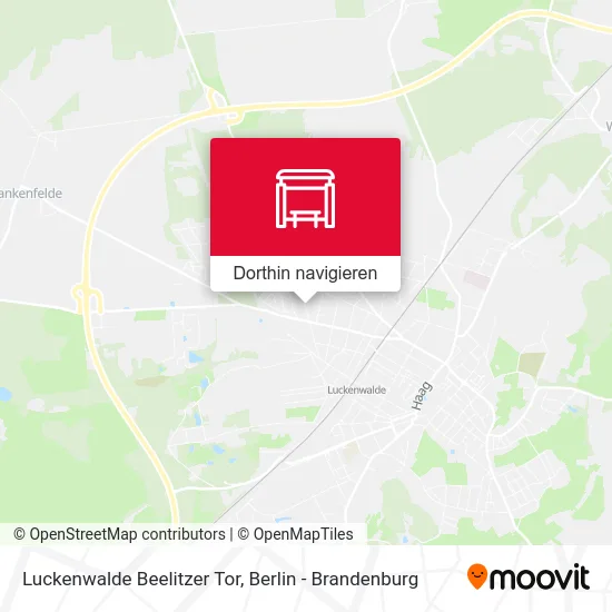 Luckenwalde Beelitzer Tor Karte