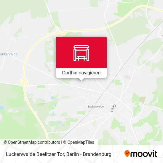 Luckenwalde Beelitzer Tor Karte
