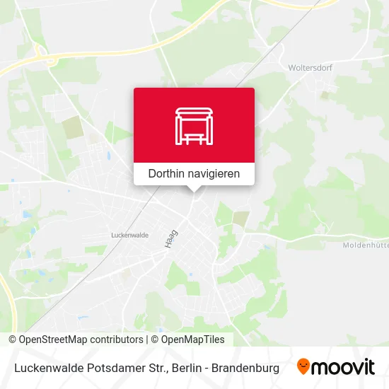 Luckenwalde Potsdamer Str. Karte