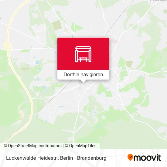 Luckenwalde Heidestr. Karte
