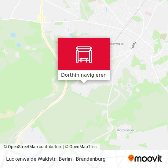 Luckenwalde Waldstr. Karte
