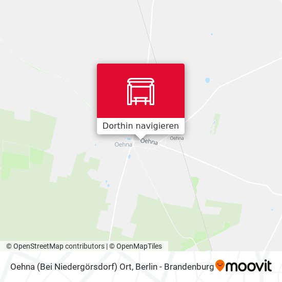 Oehna (Bei Niedergörsdorf) Ort Karte