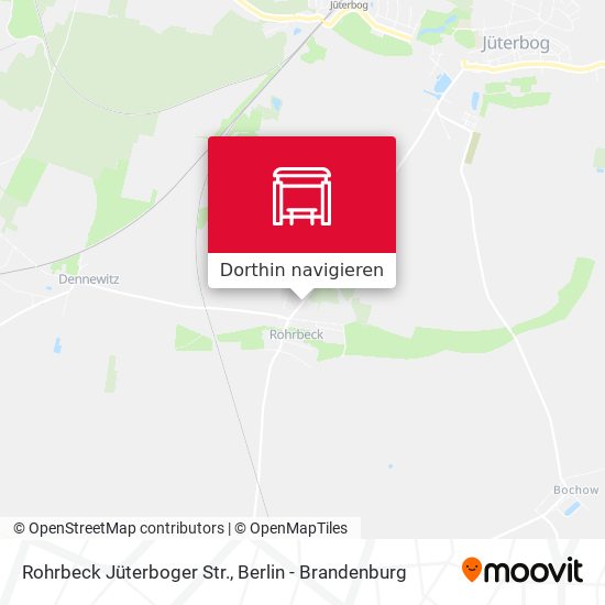 Rohrbeck Jüterboger Str. Karte