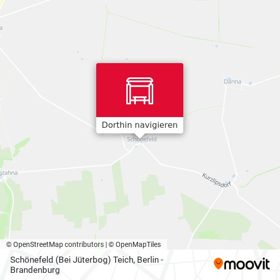 Schönefeld (Bei Jüterbog) Teich Karte