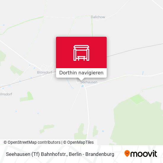 Seehausen (Tf) Bahnhofstr. Karte
