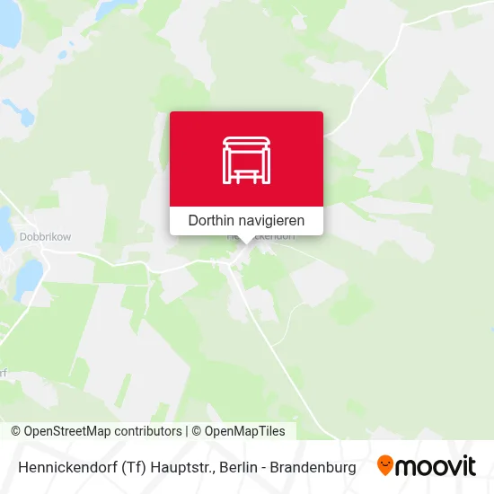 Hennickendorf (Tf) Hauptstr. Karte